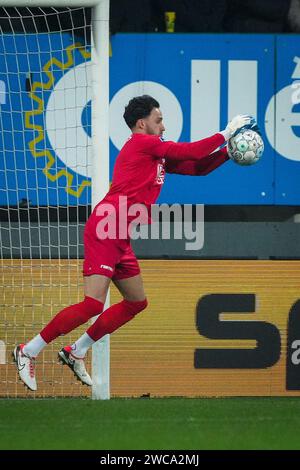 Sittard, pays-Bas. 13 janvier 2024. SITTARD, PAYS-BAS - 13 JANVIER : Luuk Koopmans de Fortuna Sittard lors du match néerlandais d'Eredivisie entre Fortuna Sittard et Sparta Rotterdam au Fortuna Sittard Stadion le 13 janvier 2024 à Sittard, pays-Bas. (Photo Orange Pictures) crédit : Orange pics BV/Alamy Live News Banque D'Images