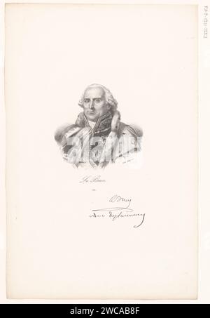 Portret van Charles-François Lebrun, anonyme, veuve Delpech (Naudet), d'après Robert Lefevre, en ou après 1818 - en ou avant 1842 imprimer Paris papier personnages historiques Banque D'Images