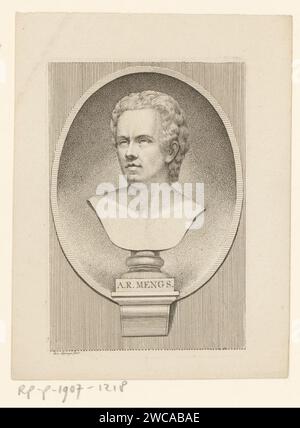 PortraT van Anton Raphael Mengs, Heinrich Pfenninger, 1759 - 1815 papier gravure de personnages historiques Banque D'Images