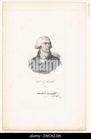 Portret van Charles-Malo-François de Lameth, anonyme, veuve Delpech (Naudet), en ou après 1818 - en ou avant 1842 imprimer Paris papier personnages historiques Banque D'Images