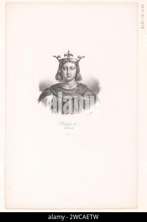 Portrait de Philippe IV de France, Anonyme, veuve Delpech (Naudet), en ou après 1818 - en ou avant 1842 imprimer Paris papier personnages historiques Banque D'Images