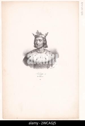 Portrait de Philippe VI de France, Anonyme, veuve Delpech (Naudet), en ou après 1818 - en ou avant 1842 imprimer Paris papier personnages historiques Banque D'Images