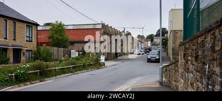 Foulridge, Colne, Lancashire, Angleterre, Royaume-Uni. 27 septembre 2023. n septembre, vues générales des locaux domestiques et commerciaux à Foulridge, Lancashire Banque D'Images