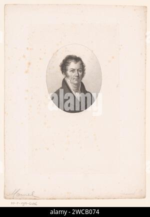 Portret van Jacques -Antoine Manuel, Ambroise Tardieu, 1820 - 1821 tirage Paris gravure sur papier personnages historiques. politicien, p. ex. chef de parti Banque D'Images