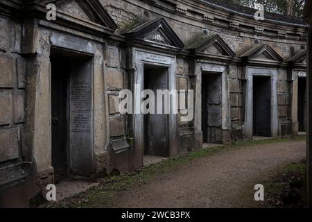 Lebanon Circle at Highgate Cemetery, North London Graveyard obtient 100 000 000 £ de financement de la Loterie nationale pour aider à ajouter de nouveaux sites funéraires, Angleterre, Royaume-Uni Banque D'Images