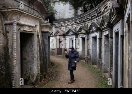 Lebanon Circle at Highgate Cemetery, North London Graveyard obtient 100 000 000 £ de financement de la Loterie nationale pour aider à ajouter de nouveaux sites funéraires, Angleterre, Royaume-Uni Banque D'Images