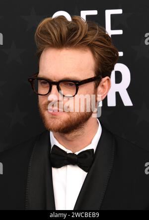 Santa Monica, ca. 14 janvier 2024. Finneas à la 29e cérémonie annuelle des Critics Choice Awards le 14 janvier 2024 au Barer Hangar à Santa Monica, Californie. Crédit : Jeffrey Mayer/Media Punch/Alamy Live News Banque D'Images