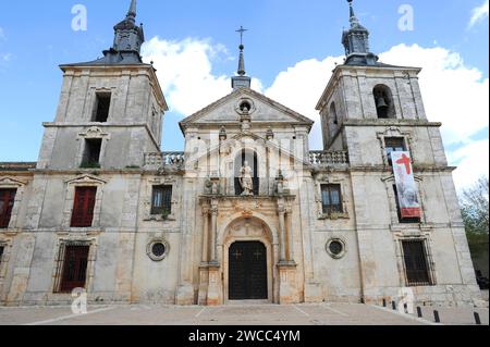 Nuevo Baztan. Église San Francisco Javier (XVIIIe siècle). Comunidad de Madrid, Espagne. Banque D'Images