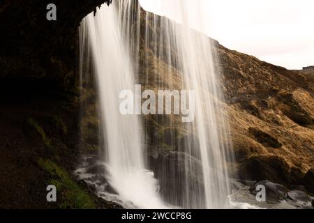 Cascade Selvallafoss située dans la péninsule de Snaefellsnes, Islande Banque D'Images