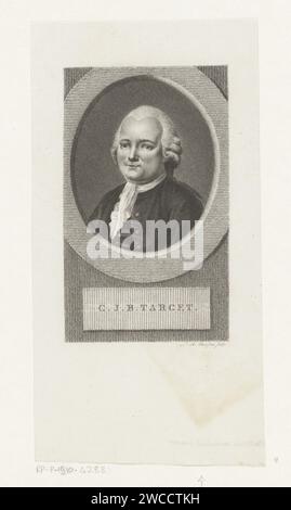 Portrait de Guy-Jean-Baptiste cible, Lambertus Antonius Claessens, c. 1792 - c. 1808 tirage Amsterdam gravure sur papier Banque D'Images