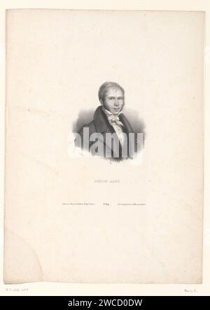 Portret van André Marie Jean Jacques Dupin, Antoine Maurin, 1839 estampe numérotée : n° 29. Personnages historiques du papier de Paris Banque D'Images