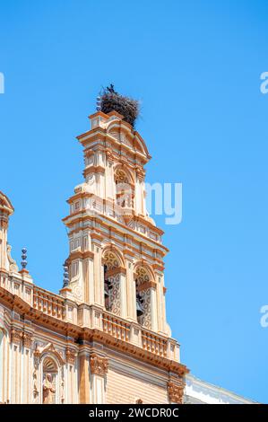 HUELVA, ESPAGNE - 11 JUIN 2023 : Église Sainte Cathédrale de la Merced à Huelva, Espagne le 11 juin 2023 Banque D'Images