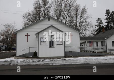 LEWISTON / IDAHO ( ÉTATS-UNIS 02. Janvier 2018 -Lewis -Clark Valley Baptish Chruch . (Photo.Francis Joseph Dean /Deanpictures/ Banque D'Images