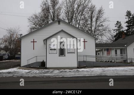 LEWISTON / IDAHO ( ÉTATS-UNIS 02. Janvier 2018 -Lewis -Clark Valley Baptish Chruch . (Photo.Francis Joseph Dean /Deanpictures/ Banque D'Images