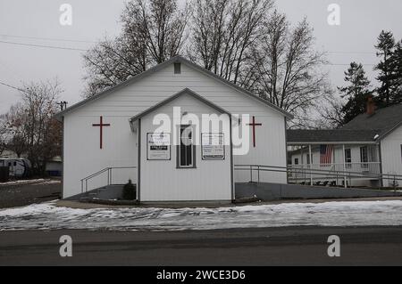 LEWISTON / IDAHO ÉTATS-UNIS 02. Janvier 2018 -Lewis -Clark Valley Baptish Chruch . Francis Joseph Dean /Deanpictures/ Banque D'Images