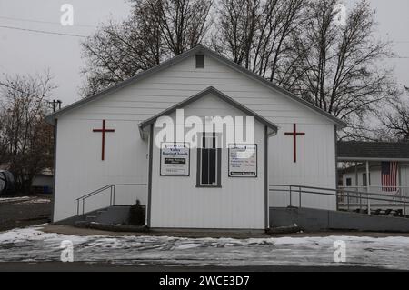 LEWISTON / IDAHO ÉTATS-UNIS 02. Janvier 2018 -Lewis -Clark Valley Baptish Chruch . Francis Joseph Dean /Deanpictures/ Banque D'Images