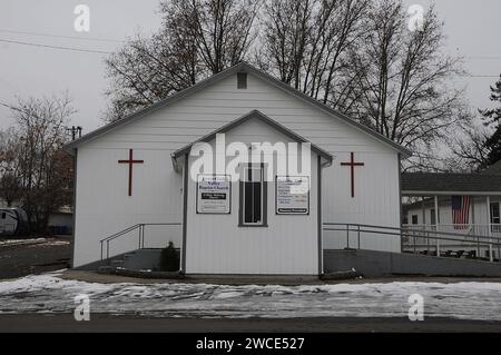 LEWISTON / IDAHO ÉTATS-UNIS 02. Janvier 2018 -Lewis -Clark Valley Baptish Chruch . Francis Joseph Dean /Deanpictures/ Banque D'Images