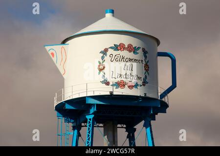 Tour d'eau de cafetière, Lindstrom, Minnesota Banque D'Images