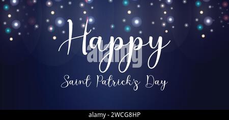 Fonds d'écran et arrière-plans Happy Saint Patrick que vous pouvez télécharger et utiliser sur votre smartphone, tablette ou ordinateur. Illustration de Vecteur