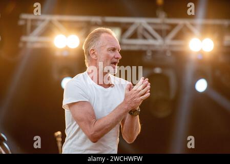 17 juin 2019 : Sting se produit à Stockholm, en Suède Banque D'Images