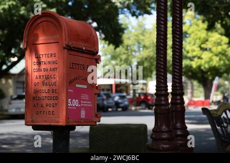 antique, australia post, australien, voiture, ville, classique, liquidation, gros plan, communication, quotidien, jour, livraison, détail, heures de liquidation, icône, le Banque D'Images