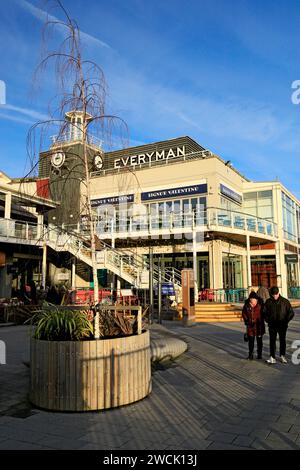 Mermaid Quay, la baie de Cardiff, Cardiff, Pays de Galles du Sud. Banque D'Images