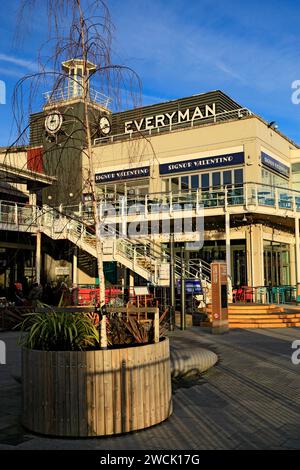 Mermaid Quay, la baie de Cardiff, Cardiff, Pays de Galles du Sud. Banque D'Images