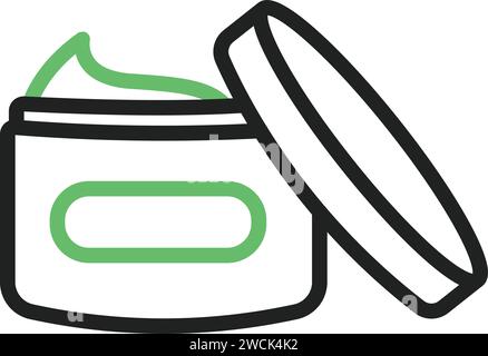 Image vectorielle d'icône de bouteille de crème. Illustration de Vecteur