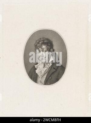 Portrait d'Adriaan van der Willigen, Philippus Velijn, d'après Wybrand Hendriks, 1811 tirage Portrait d'Adriaan van der Willigen, amateur d'art et écrivain. Gravure / gravure papier pays-Bas Banque D'Images