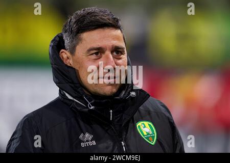 Rotterdam, Nederland. 16 janvier 2024. ROTTERDAM, NEDERLAND - JANVIER 16 : entraîneur principal Darije Kalezic d'ado Den Haag lors du match de 3e tour de la Toto KNVB Cup entre l'Excelsior Maassluis et ado Den Haag au Sparta-Stadion Het Kasteel le 16 janvier 2024 à Rotterdam, Nederland. (Photo Hans van der Valk/Orange Pictures) crédit : dpa/Alamy Live News Banque D'Images