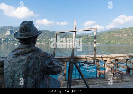 Lac d'Orta et Orta San Giulio, Italie du Nord Banque D'Images