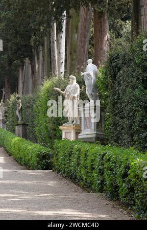 Détails dans Boboli Gardens, Florence, Italie Banque D'Images