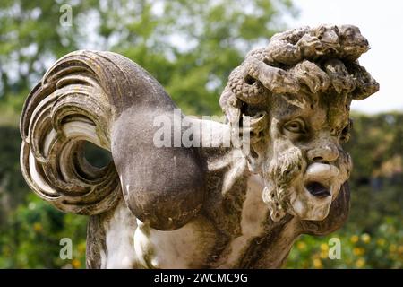 Détails dans Boboli Gardens, Florence, Italie Banque D'Images