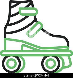 Image vectorielle de l'icône Skates. Illustration de Vecteur