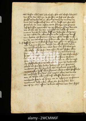 Aarau, Aargauer Kantonsbibliothek, MsMurQ 11, F. 14v – Guide de rédaction de lettres. Banque D'Images
