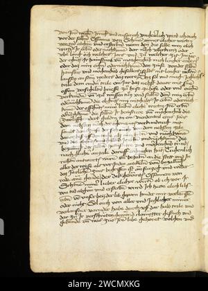 Aarau, Aargauer Kantonsbibliothek, MsMurQ 11, F. 102v – Guide de rédaction de lettres. Banque D'Images