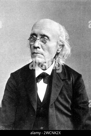 Gustav Theodor Fechner (1801 – 1887) physicien allemand Banque D'Images