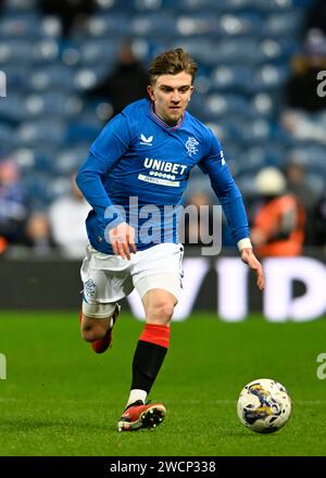 Glasgow, Royaume-Uni. 16 janvier 2024. Rõdvan Yõlmaz des Rangers lors du match amical au Ibrox Stadium, Glasgow. Le crédit photo devrait se lire : Neil Hanna/Sportimage crédit : Sportimage Ltd/Alamy Live News Banque D'Images