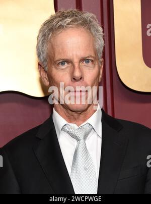 Hollywood, États-Unis. 16 janvier 2024. Greg Germann assiste à la réception Apple TV Post-Emmy à Mother Wolf le 15 janvier 2024 à Hollywood, en Californie. © Lisa OConnor/AFF-USA.com crédit : AFF/Alamy Live News Banque D'Images