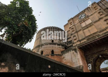 Ahmedabad, Inde - 10 janvier 2024 : fort de Bhadra à Ahmedabad, Gujarat, Inde. Banque D'Images