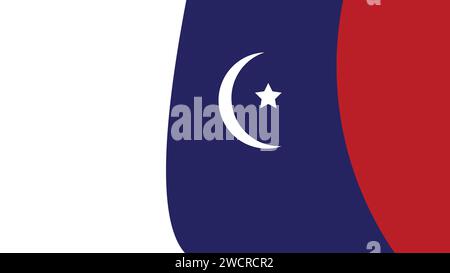 Fond de drapeau américain rayé pour l'affichage du produit. Fond de mise en page de ligne abstraite vectorielle Illustration de Vecteur