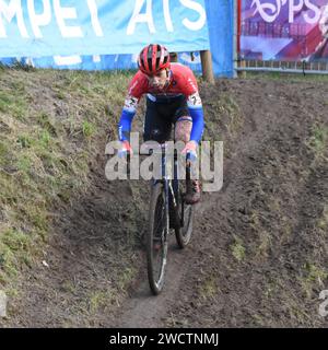 Lars van der Haar est un cycliste professionnel néerlandais de cyclo-cross et de route, qui roule actuellement pour l'équipe continentale UCI Baloise-Trek Lions Banque D'Images