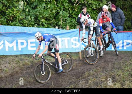 Tibor Del Grosso est un cycliste néerlandais de cyclo-cross et de route, qui roule actuellement pour l'équipe continentale UCI Alpecin-Deceuninck Development Team Banque D'Images