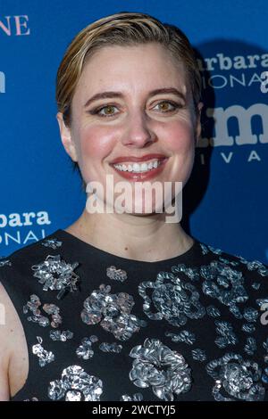 GRETA Gerwig BEI der 16. Verleihung des Kirk Douglas Award for Excellence in film auf dem 39. Festival international du film de Santa Barbara im Hotel Ritz-Carlton Bacara. Santa Barbara, 13.01.2024 *** Greta Gerwig au 16e Prix Kirk Douglas pour l'excellence cinématographique au Festival International du film de Santa Barbara 39 à l'Hôtel Ritz Carlton Bacara Santa Barbara, 13 01 2024 Foto:XC.xVanxWagonerx/xFuturexImagex Gosling 4104 Banque D'Images