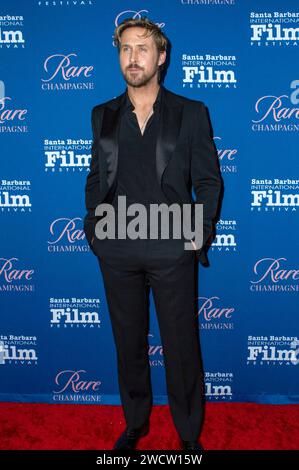 Ryan Gosling BEI der 16. Verleihung des Kirk Douglas Award for Excellence in film auf dem 39. Festival international du film de Santa Barbara im Hotel Ritz-Carlton Bacara. Santa Barbara, 13.01.2024 Banque D'Images