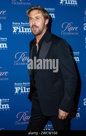 Ryan Gosling BEI der 16. Verleihung des Kirk Douglas Award for Excellence in film auf dem 39. Festival international du film de Santa Barbara im Hotel Ritz-Carlton Bacara. Santa Barbara, 13.01.2024 Banque D'Images