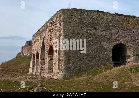 Limekilns sur Lindisfarne, ou Holy Island comme elle est également connue par les gens locaux dans la région du Northumberland du Nord-est, près de la côte Banque D'Images