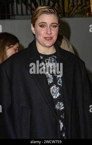 GRETA Gerwig BEI der 16. Verleihung des Kirk Douglas Award for Excellence in film auf dem 39. Festival international du film de Santa Barbara im Hotel Ritz-Carlton Bacara. Santa Barbara, 13.01.2024 *** Greta Gerwig au 16e Prix Kirk Douglas pour l'excellence cinématographique au Festival International du film de Santa Barbara 39 à l'Hôtel Ritz Carlton Bacara Santa Barbara, 13 01 2024 Foto:XC.xVanxWagonerx/xFuturexImagex Gosling 4115 Banque D'Images