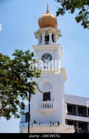 Image de la Tour de l'horloge commémorative de la Reine Victoria à Georgetown, Penang Banque D'Images