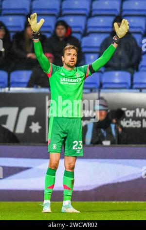 Bolton, Royaume-Uni. 16 janvier 2024. Le gardien de but de Luton Town Tim Krul (23) lors du match de replay du 3e tour de Bolton Wanderers FC vs Luton Town FC Emirates FA Cup au Toughsheet Community Stadium, Bolton, Royaume-Uni, le 16 janvier 2024 Credit : Every second Media/Alamy Live News Banque D'Images